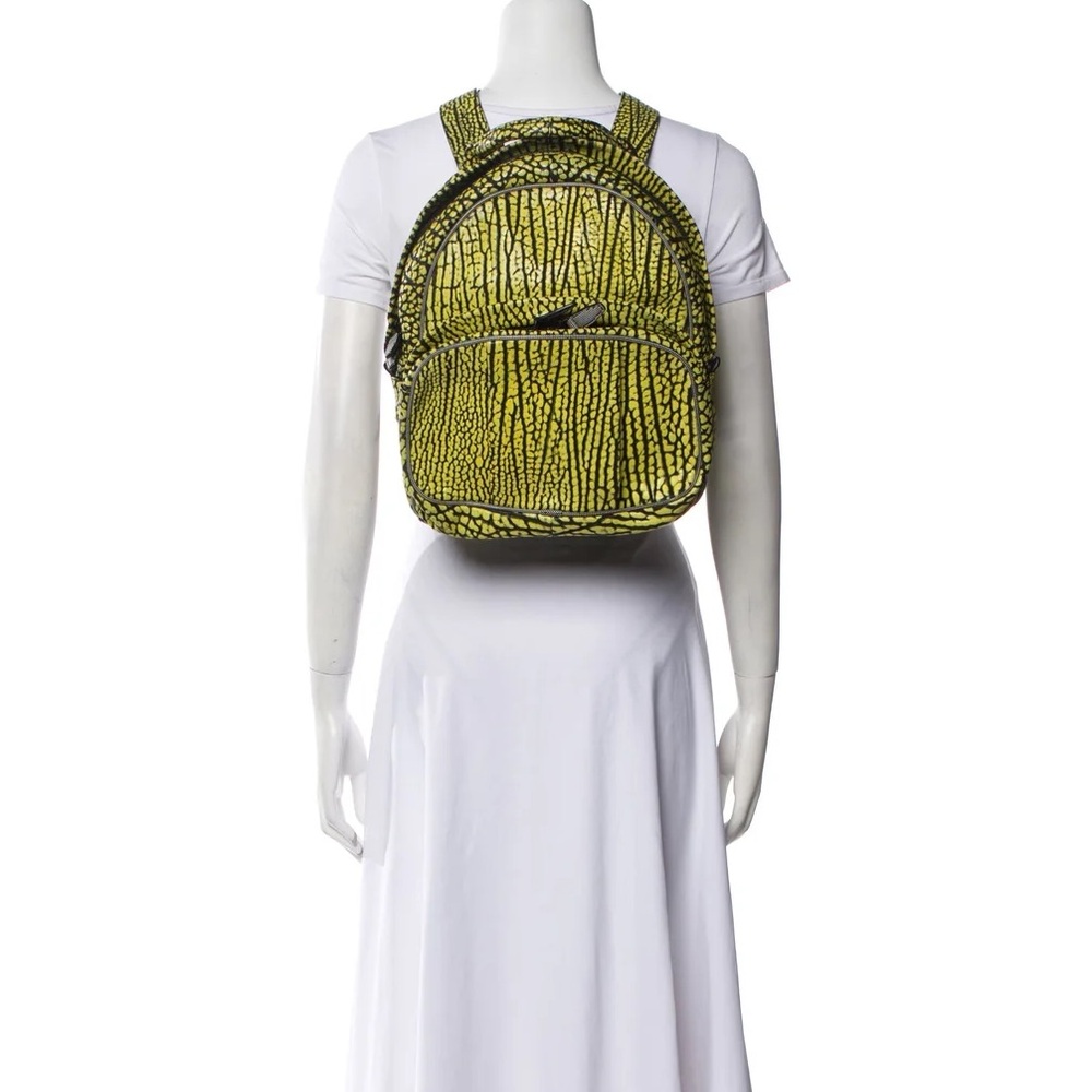 Alexander Wang Dumbo Yellow and Black Leather Backpack